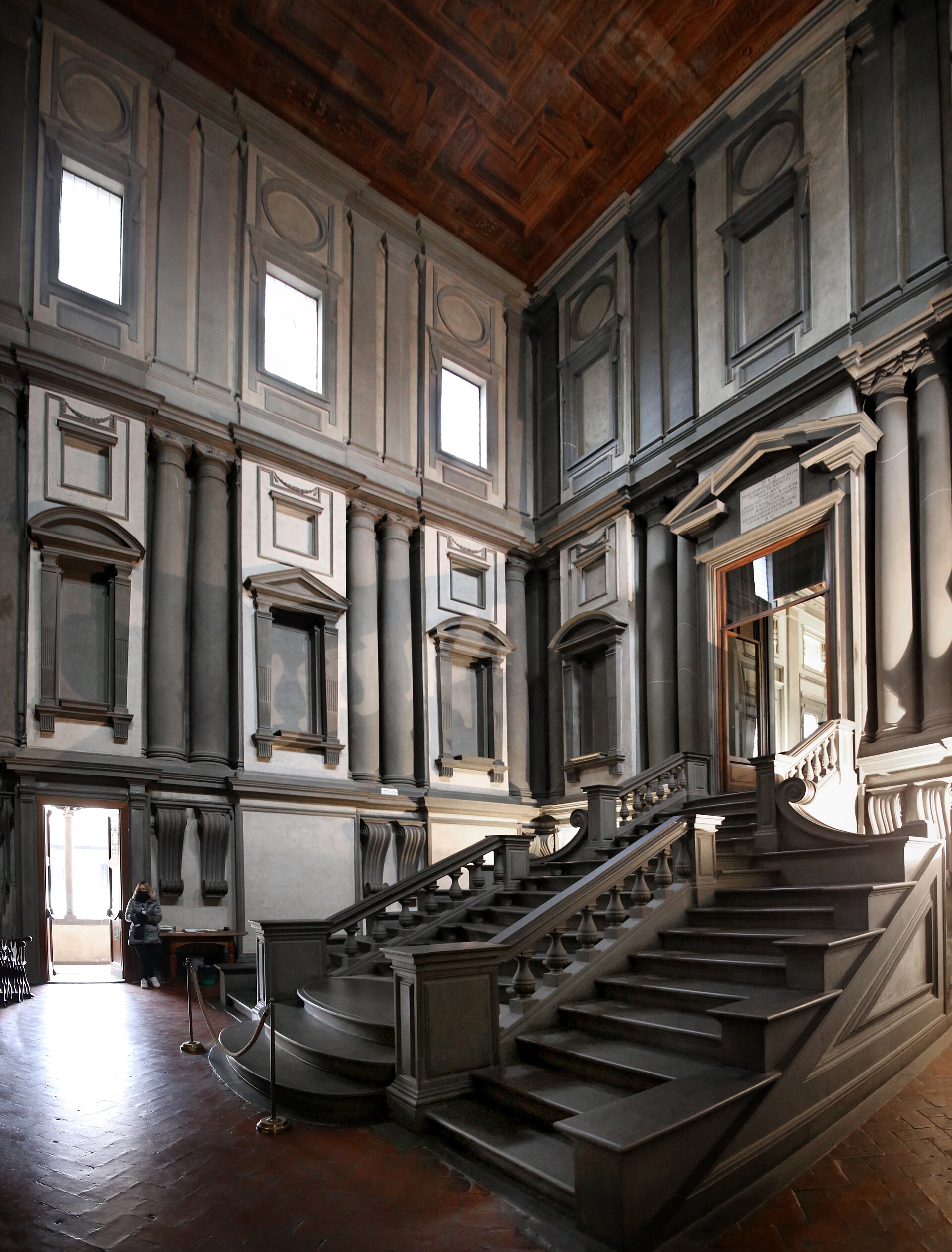 Vestibolo e scala di Michelangelo, Biblioteca Laurenziana